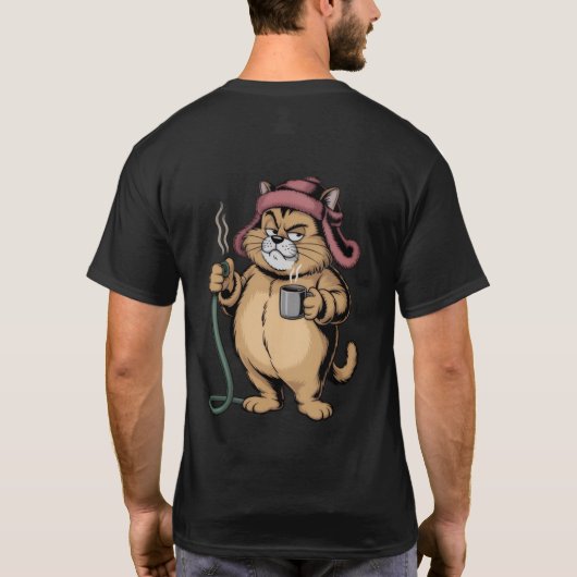  cat t-shirt (Dos)