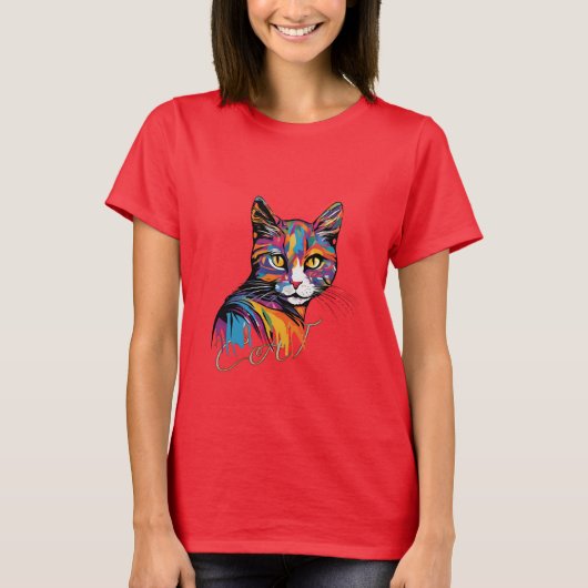 CAT T-SHIRT (Voorkant)