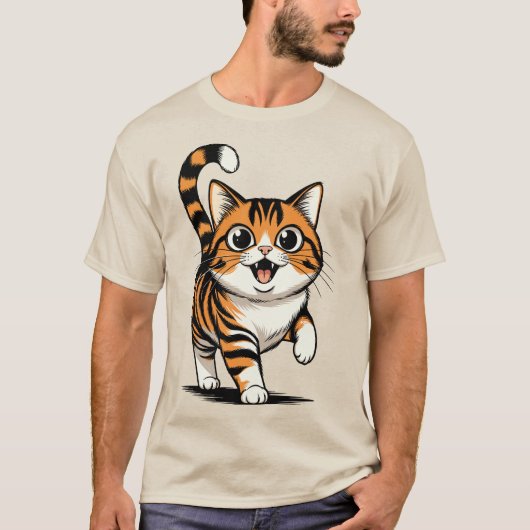 cat t-shirt (Voorkant)