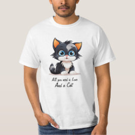 Cat T-shirt van NickysArt