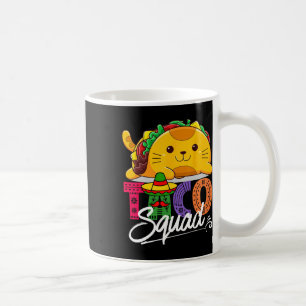 Cat Taco Squad Cinco De Mayo Schattige Funny Mexic Koffiemok