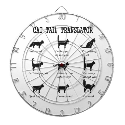 CAT TAIL VERTALER DART BOARD DARTBORD (Voorkant)