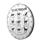 CAT TAIL VERTALER DART BOARD DARTBORD (Voorkant Rechts)