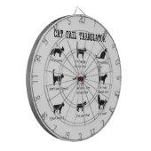 CAT TAIL VERTALER DART BOARD DARTBORD (Voorkant Links)