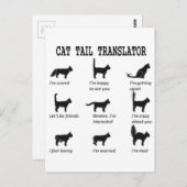 CAT-TAILTRANSLATOR BRIEFKAART (Voorkant / Achterkant)