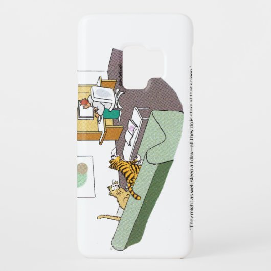 Cat Talk Case-Mate Samsung Galaxy Hoesje (Achterkant)