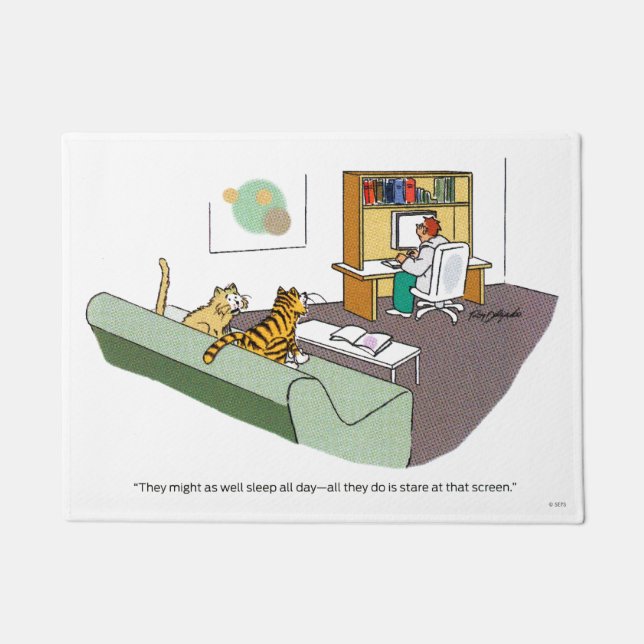 Cat Talk Deurmat (Voorkant)