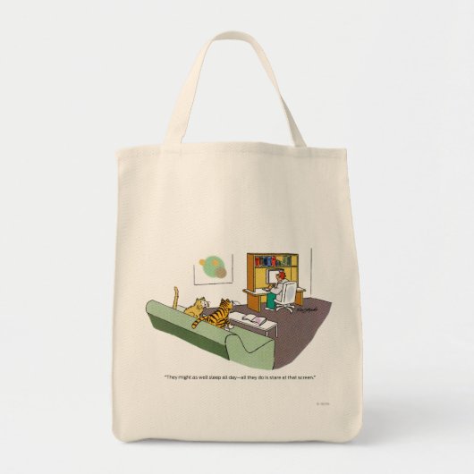 Cat Talk Tote Bag (Voorkant)