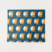 Cat Tapestry Wandkleed (Voorkant (horizontaal))