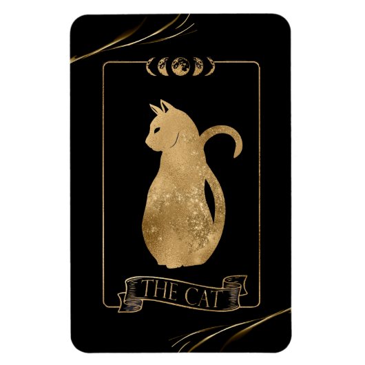 Cat Tarot Kaart Magneet (Verticaal)