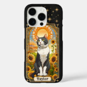 Cat Tarot Kaart Sun iPhone 16 Pro Hoesje (Achterkant)