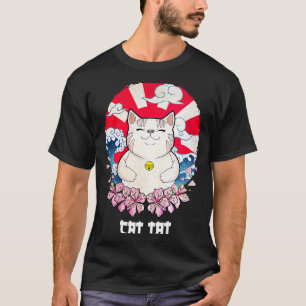 Cat Tat Cat Tattoo Kitten Tattooed Cat mam 2 T-shirt