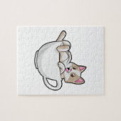 Cat Tea cup Legpuzzel (Horizontaal)