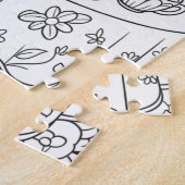 Cat Tea Party & Sweet Treats Jigsaw Puzzle Legpuzzel (Zijkant)