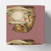 Cat Teacup Schattige Victoriaans Bedankdoosjes (Bovenkant)