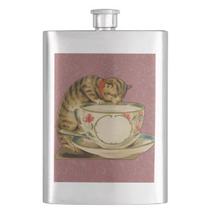 Cat Teacup Schattige  Victoriaans Flacon