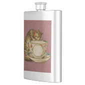 Cat Teacup Schattige  Victoriaans Flacon (Links)