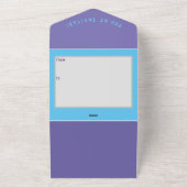 Cat Thème Anniversaire Fête Tout En Un Invitation (Dehors)