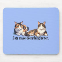 Cat Theme Mousepad met Schattige kleur