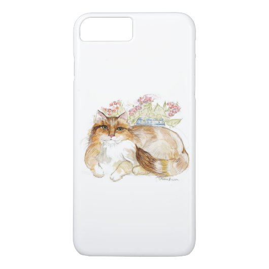 Cat Thoughts sur un coque iphone (Dos)