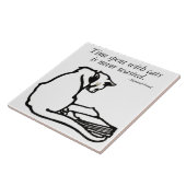 Cat Time Quote Tegeltje (Zijkant)