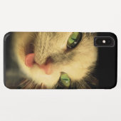 Cat Tongue Case-Mate iPhone Case (Achterkant (horizontaal))