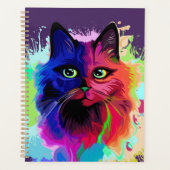 Cat Trippy Psychedelic Pop Art (Devant)