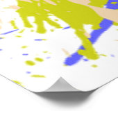 Cat Trippy Psychedelic Pop Art Poster (Hoek)