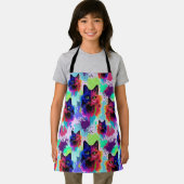 Cat Trippy Psychedelic Pop Art Schort (Insitu)