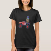Cat Truck 4 juli Matching Familie USA Patriot T-shirt (Voorkant)
