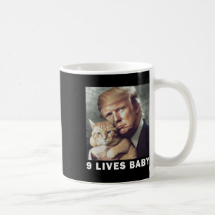 Cat Trump 9 Lives Baby Trump 2024 Winnaar Overwinn Koffiemok