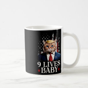 Cat Trump 9 Lives Baby Trump 2024 Winnaar Overwinn Koffiemok