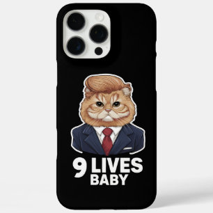 Cat Trump 9 woont in Baby iPhone 16 Pro Max Hoesje