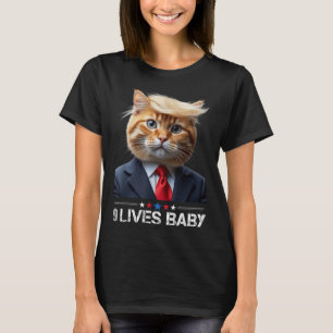 Cat Trump 9 woont in Baby T-shirt