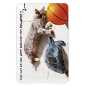CAT, TURTLE EN BASKETBALL MAGNEET (Verticaal)