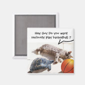CAT, TURTLE EN BASKETBALL MAGNEET (Voorkant / Achterkant)