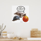 CAT, TURTLE EN BASKETBALL POSTER (Keuken)