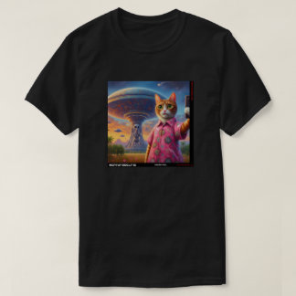 Cat UFO Selfie: Cadeau van het katje #11 T-shirt