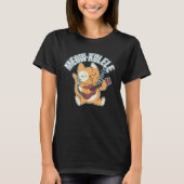 Cat Ukulele Player I Cat Ukulele T-shirt (Voorkant)