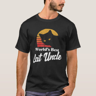 Cat Uncle tachtiger stijl grappig retro Shirt