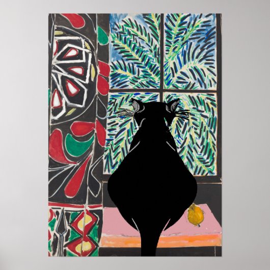 Cat Under Window, ajouter du texte Poster (Devant)