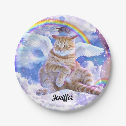 Cat Unicorn - Caticorn Papieren Bordje (Voorkant)