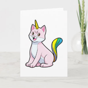 Cat Unicorn Kaart