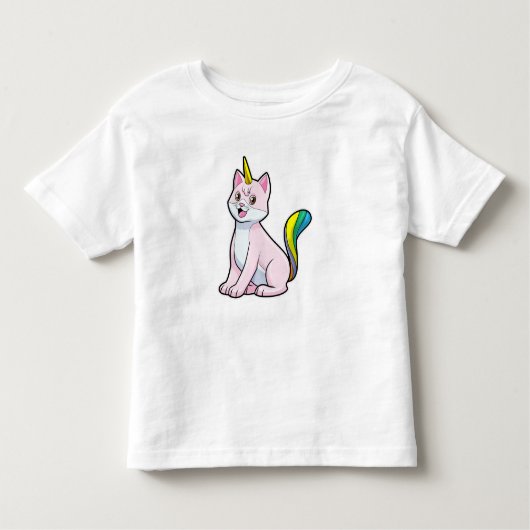 Cat Unicorn Kinder Shirts (Voorkant)