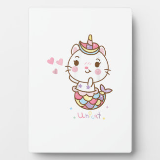 Cat Unicorn shirt - Unicat Mermaid Cat I believe i Fotoplaat