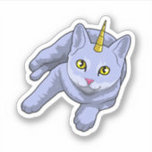 Cat Unicorn Sticker (Voorkant)