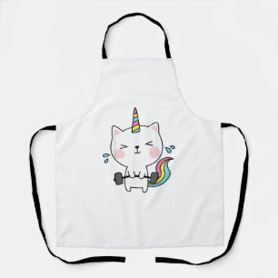 Cat Unicorn T Shirt Workout Gym Rainbow Caticorn C Schort