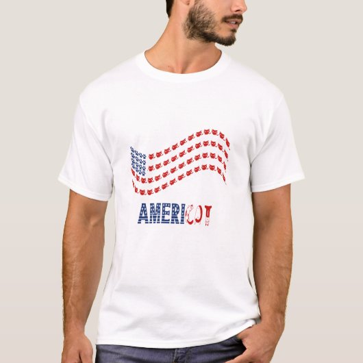 Cat Us-vlag T-shirt (Voorkant)