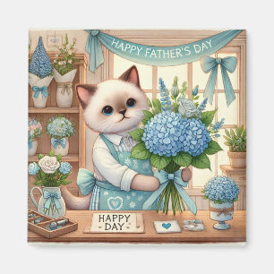 Cat Vaderdag Magnet voor Cat Dads Magneet