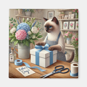 Cat Vaderdag Magnet voor Cat Dads Magneet